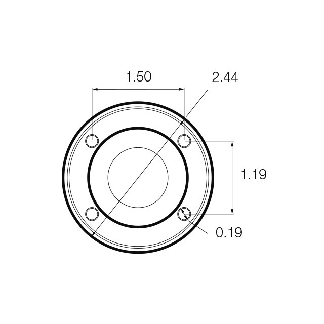 Base Ronde 6,20CM de Diametre Boule d référence fournisseur 31528046